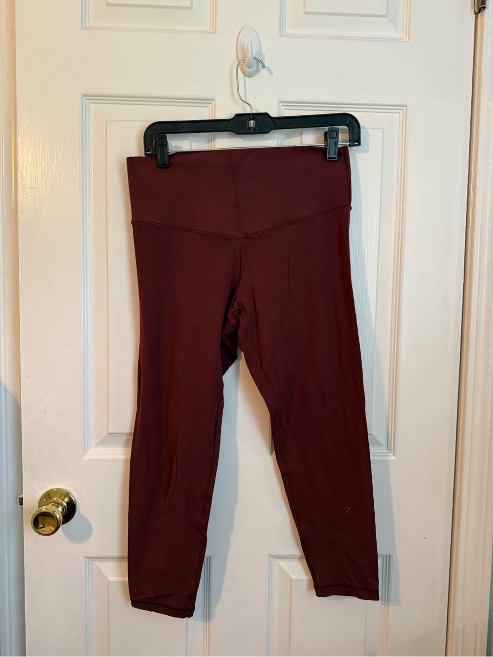 aerie High-Rise Wine Red Leggings